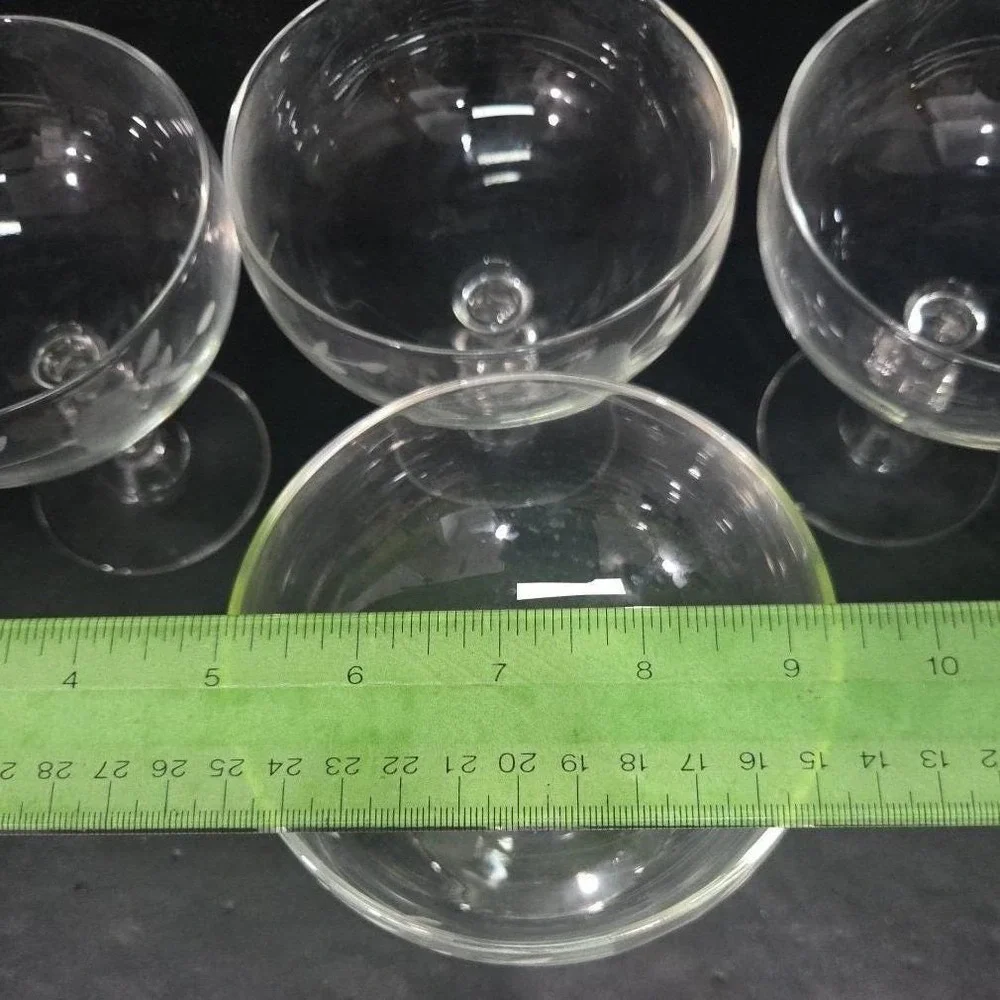 Princess House Heritage Dessert Dishes #507, Set of 4, Crystal‎ Confection Bowls